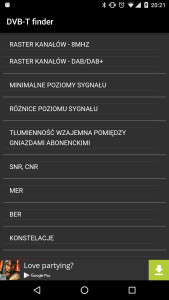 DVB-T finder - książka referencyjna